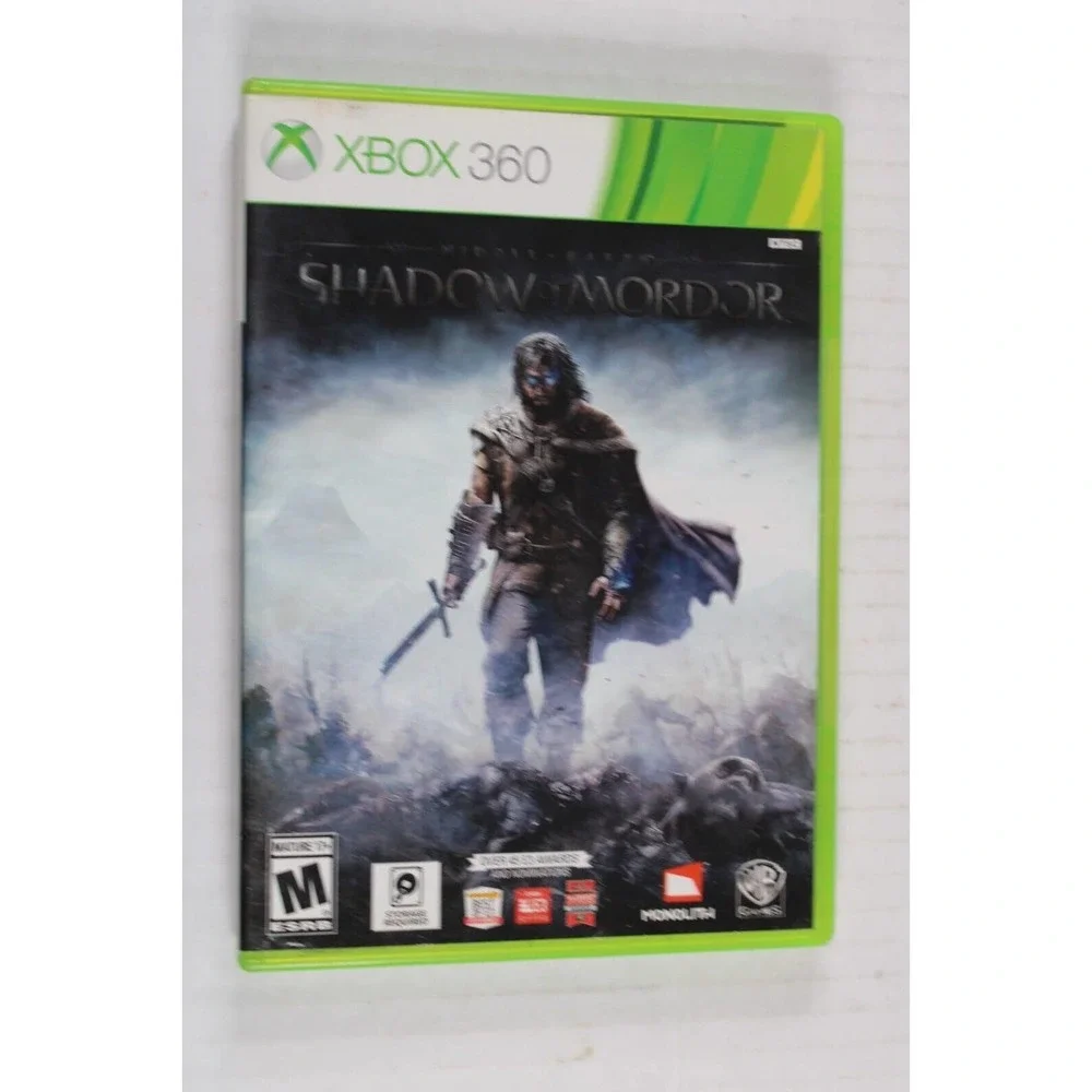 Middle Earth: Shadow of Mordor (Microsoft XBox 360) Authentic, Complete